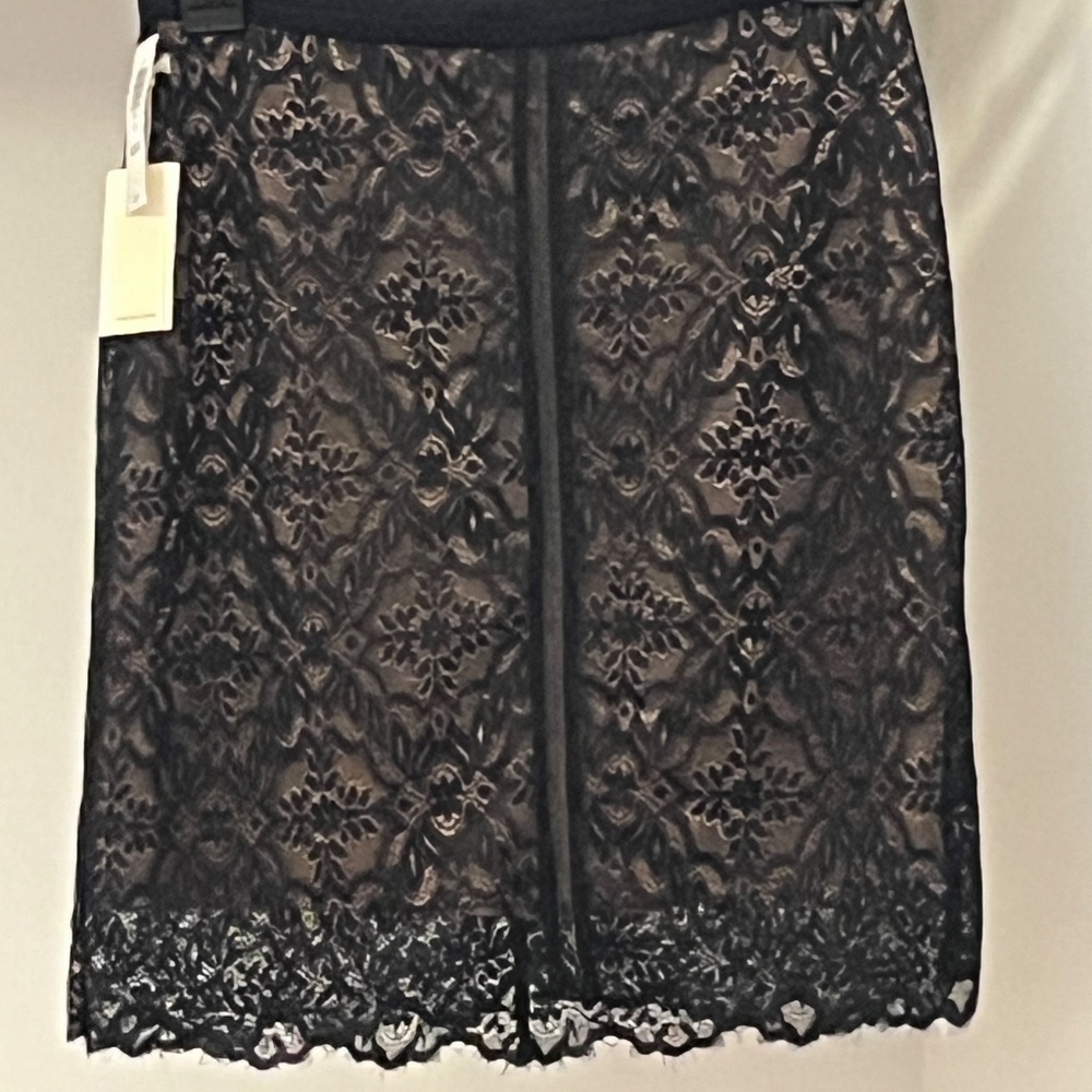 Aritzia-Black Lace Skirt